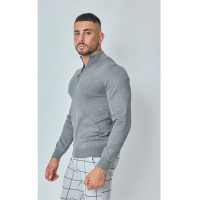 Capo Sweater met ritssluiting - Light Grijs